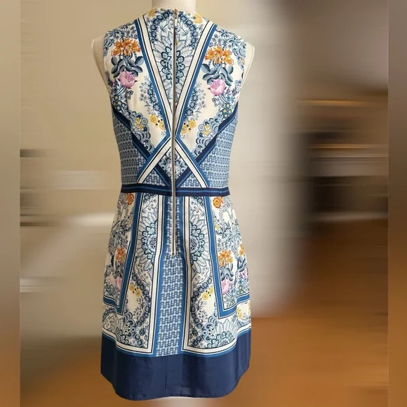 Oasis Victoria & Albert Museum Collection Mixed Color Floral Dress - Picture 2 of 8